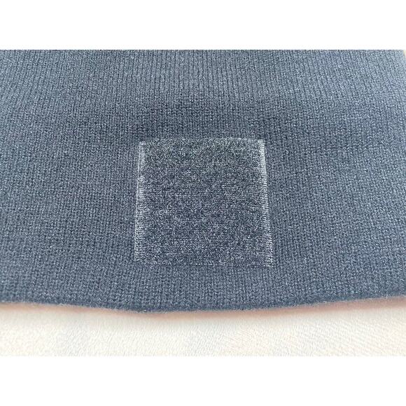 GIOCO by Zitelle Basic Black Customizable Beanie Hat Moon Skeleton Patch - Picture 7 of 9